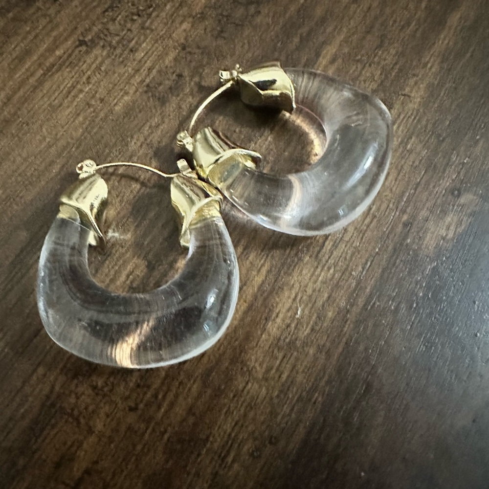 New Earrings 2022 Trendy Multiple Clear Acrylic Geometric Drop Earrings Women’s